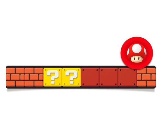 Imagem de Adesivo Retangular - Super Mario - Cromus