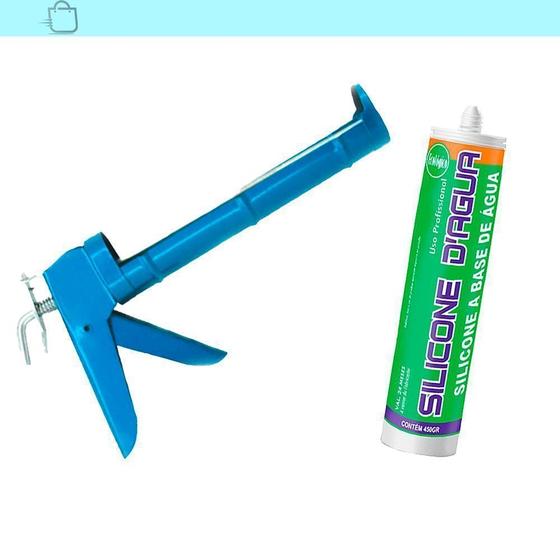 Imagem de Adesivo Silicone Acrilico Dagua Bege Com Aplicador Bege