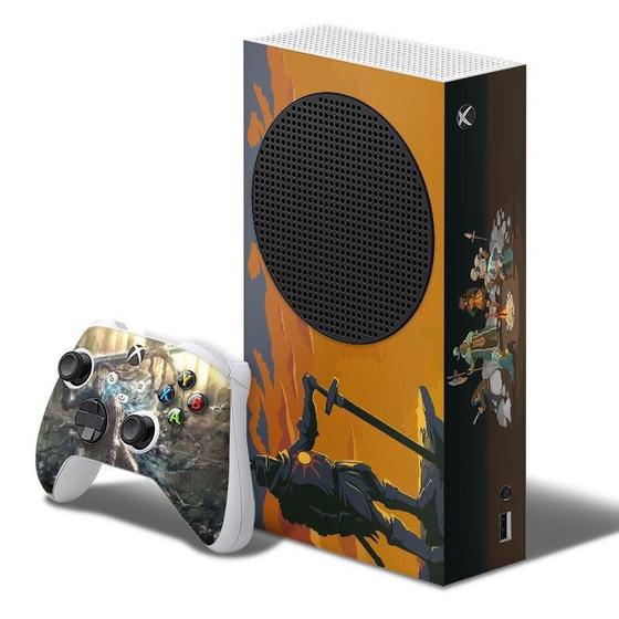 Imagem de Adesivo Skin Xbox Series S E Dois Controles Dark Souls B1