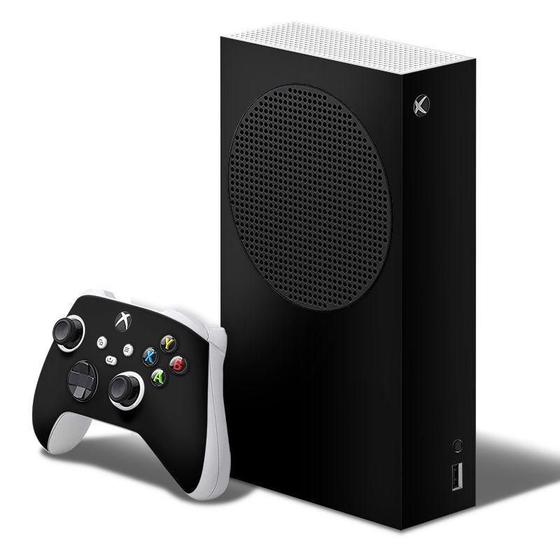 Imagem de Adesivo Skin Xbox Series S E Dois Controles Preto Black B1
