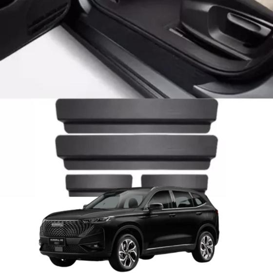 Imagem de Adesivo Soleira Proteção Porta Poroso Preto GWM H6 - Prime Automotive