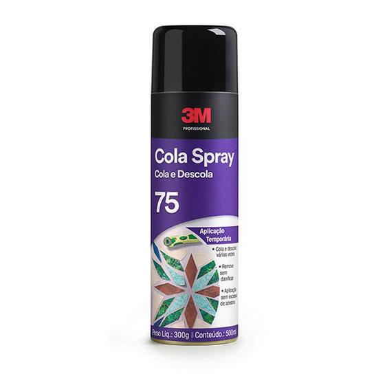 Adesivo Spray 75 3M Cola e Descola - Ideal Para Artesanatos ...