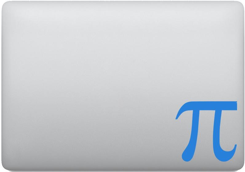 Imagem de Adesivo Tablet Notebook Pc Matemática - Número Pi 3,14