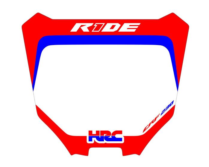 Imagem de Adesivo Take Number Plate Biker R1de Crf 230