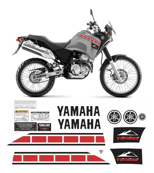 Imagem de Adesivo Tenere 250 2012/2013 Moto Yamaha Vermelho