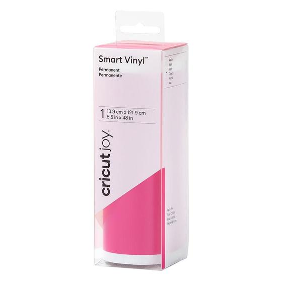 Imagem de Adesivo Vinil Smart Permanente Fosco Rosa Pink - Cricut Joy - 13,9 cm x 1,22 m - 1 Unid