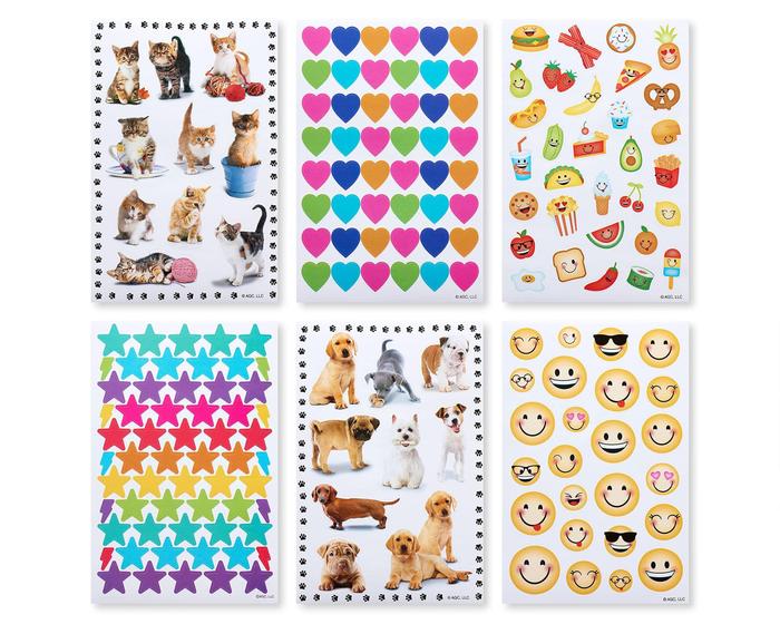 Imagem de Adesivos American Greetings Assorted Shapes Animals 599