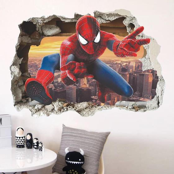 Imagem de Adesivos de Parede Wokex Homem-Aranha - Decoração para Quarto Infantil