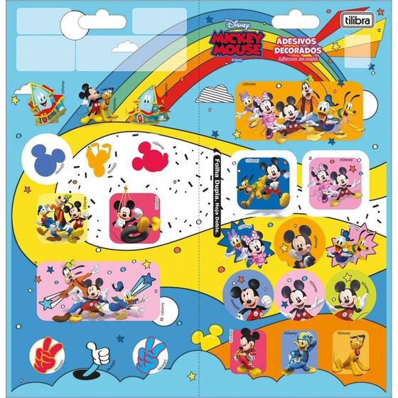 Imagem de Adesivos Decorados Mickey 2FLS 100X208MM PCT.C/10