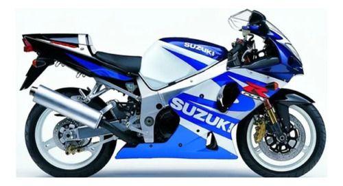 Imagem de Adesivos Decorativos Suzuki Gsxr 1000 2001 Azul E Branca