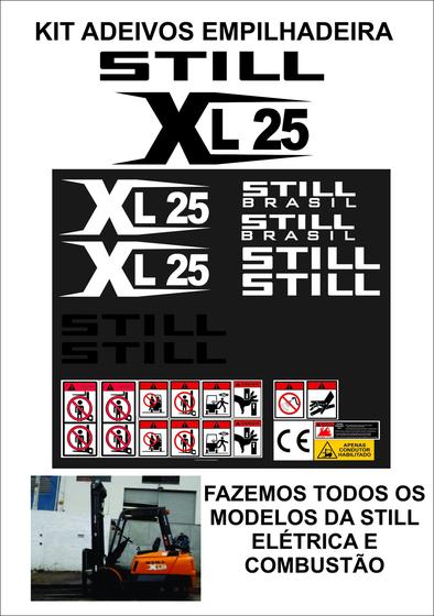 Imagem de Adesivos Empilhadeira Still XL25