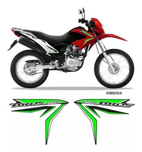 Imagem de Adesivos Faixas Laterais Honda Nxr Bros 150 2013/2014 Kit 03