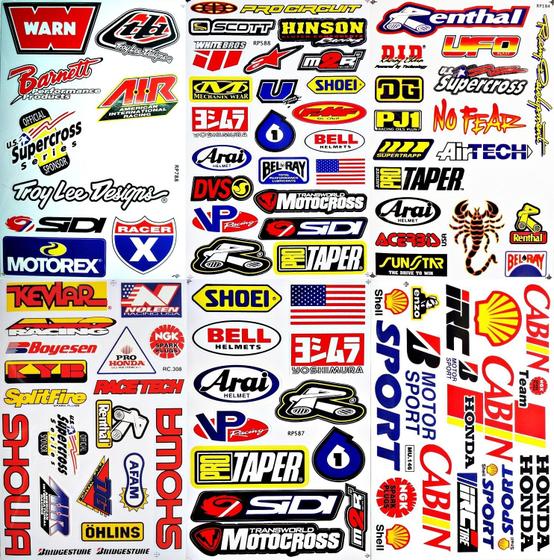 Imagem de Adesivos FIEIJ para Dirt Bike, Motocross, Supercross e ATV