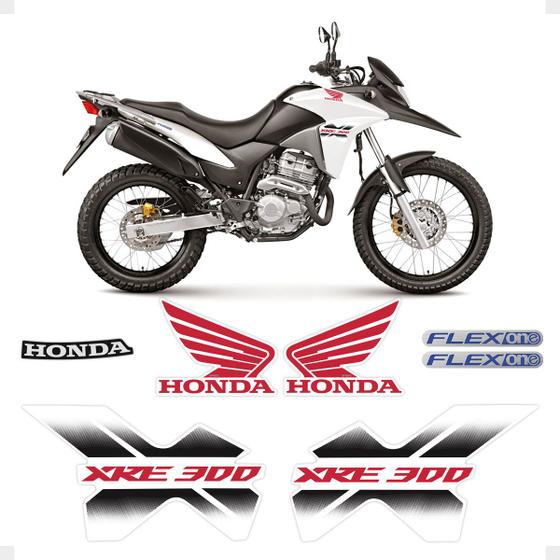 Imagem de Adesivos Honda Xre 300 2013 2014 2015 Moto Branca Completo