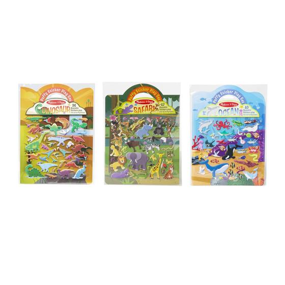 Imagem de Adesivos Melissa & Doug Wild Adventures - Pacote com 3