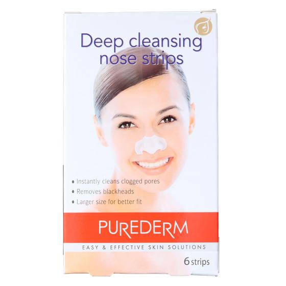Imagem de Adesivos para a Limpeza Profunda do Nariz Purederm Deep Pore Cleansing Nose Strips