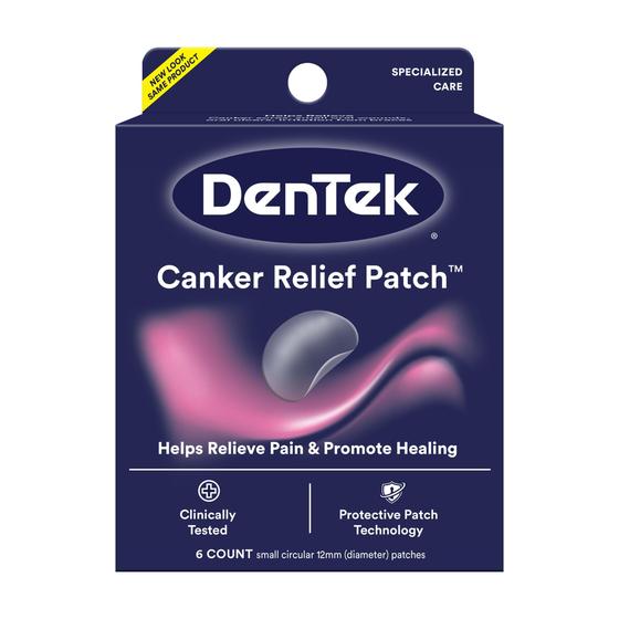 Adesivos para alívio do cancro DenTek 6 Count para alívio da dor