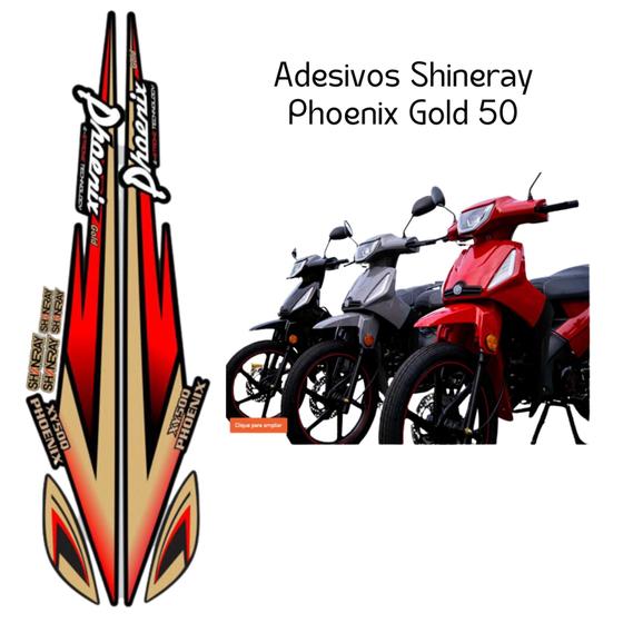 Imagem de Adesivos Shineray Phoenix Gold50