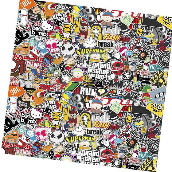 Imagem de Adesivos Sticker Bomb Mod - 12-Es 100X250Cm