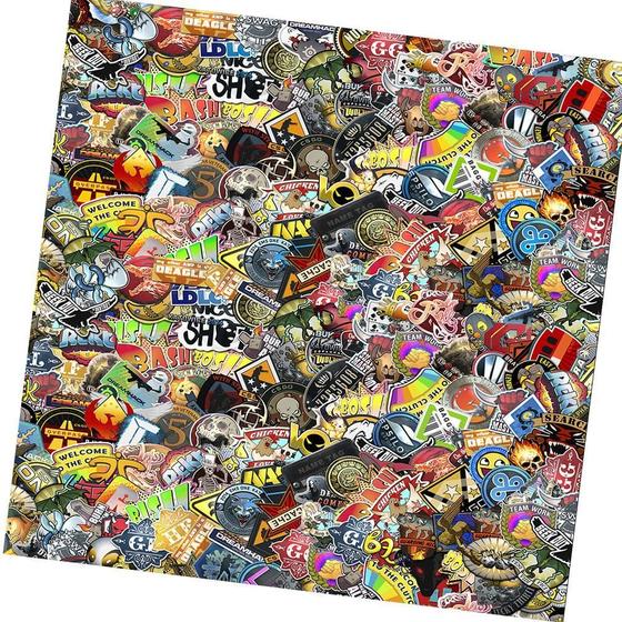 Imagem de Adesivos Sticker Bomb Mod - 24-Gig 100X300Cm