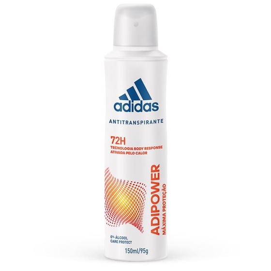 Imagem de Adidas desodorante aerossol adipower feminino com 150ml 