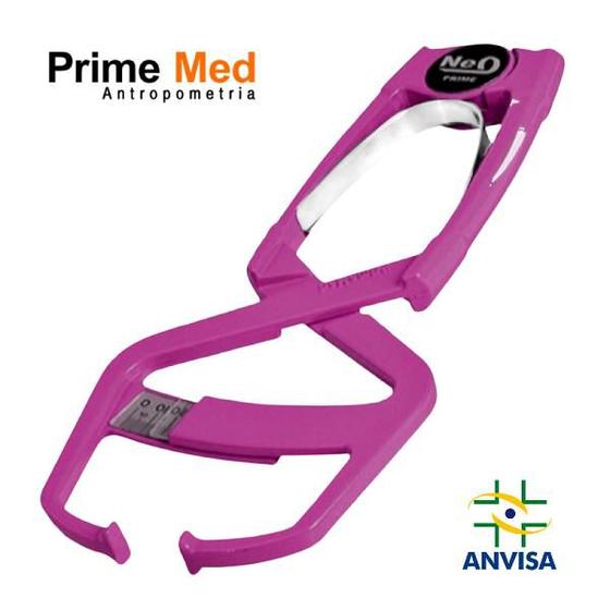 Imagem de Adipômetro Clinico Prime Neo Rosa Com Software  8.0 e Web