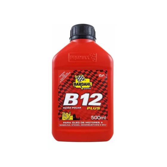 Imagem de Aditivo Bardahl B12 Plus 500ml Para Óleo De Motor Gasolina Combustivel