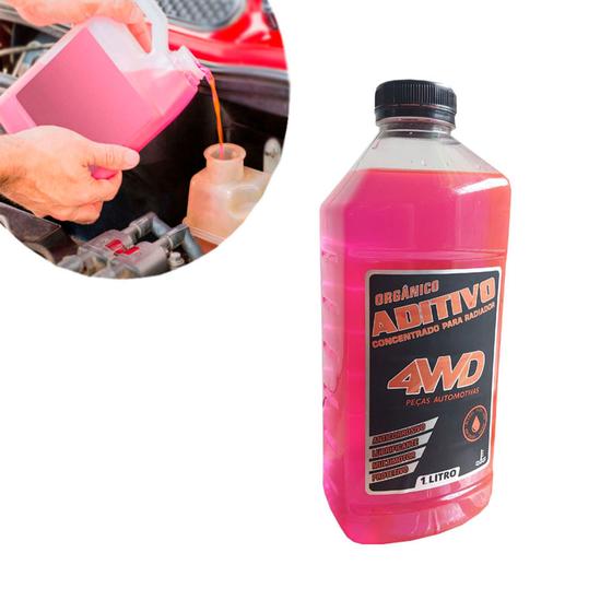 Aditivo Concentrado Organico Rosa - 4WD - Aditivo para Radiador ...