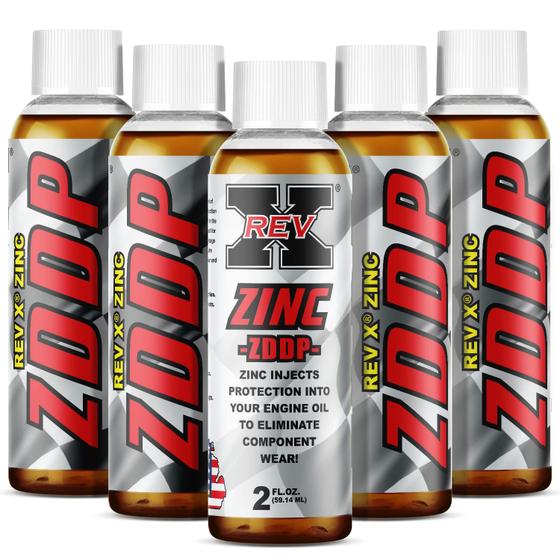 Imagem de Aditivo de Óleo REV X ZDDP com Zinco e Fósforo (3000-3200 ppm) - Pacote com 5