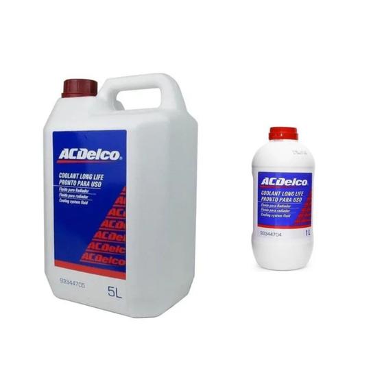 Menor preço em Aditivo De Radiador Diluido Pronto Para Uso Acdelco 6l Corsa montana prisma cobalt onix