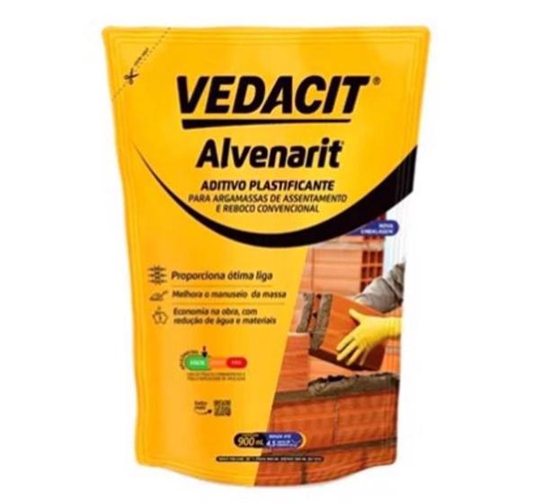 Imagem de Aditivo Impermeabilizante P/ Massa Concreto 900ml - Vedacit