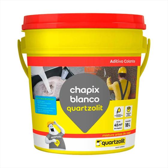 Imagem de Aditivo Massa Chapix Blanco 18 L - Quartzolit