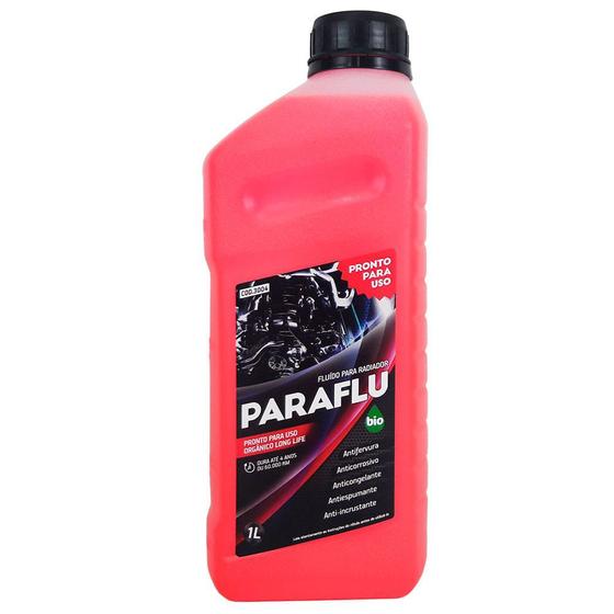 Aditivo para Água do Radiador Paraflu Pronto para Uso Orgânico Long Life Coloração Rosa 1L Menor preço em Aditivo para Água do Radiador Paraflu Pronto para Uso Orgânico Long Life Coloração Rosa 1L