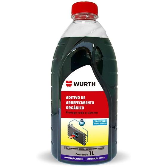 Imagem de Aditivo para Radiador Orgânico Superconcentrado 95 Verde/Azul 1L Embalagem com 12 Unidades  Wurth  5861500114  Kit