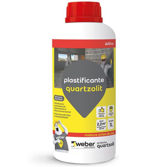 Aditivo Plastificante 1 Litro Marrom Menor preço em Aditivo Plastificante 1 Litro Marrom