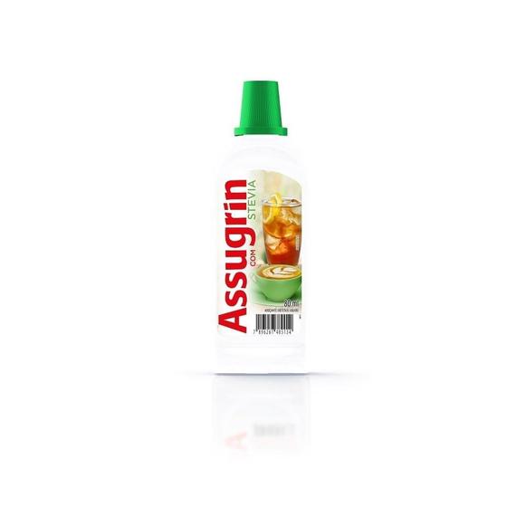 Imagem de Adoçante Assugrin com Stevia 80ml - Embalagem com 12 Unidades