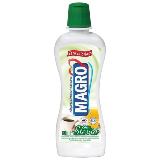 Imagem de Adoçante C/ Stevia Magro Liq 80ml - Lowçucar Plus