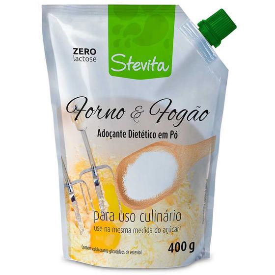 Adoçante Dietético de Stevia Forno e Fogão Stevita 400g - Adoçante ...
