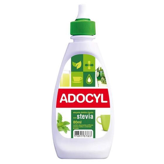 Imagem de Adoçante Dietético Líquido com Stevia Adocyl 80ml