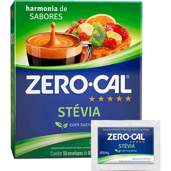 Imagem de Adocante Em Po Sache Stev C/500 - Zero Cal