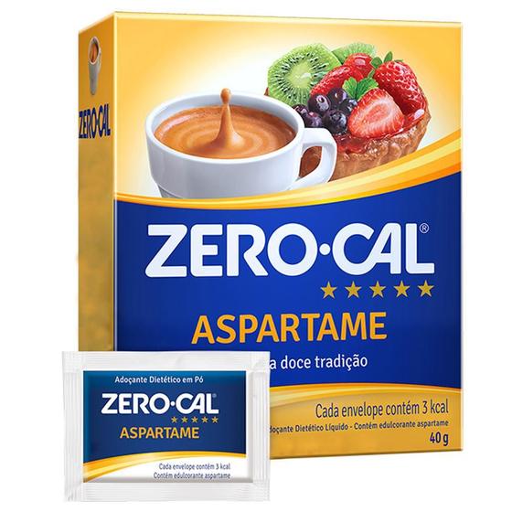 Imagem de Adoçante Em Pó Zero-Cal Aspartame C/50 Sachês