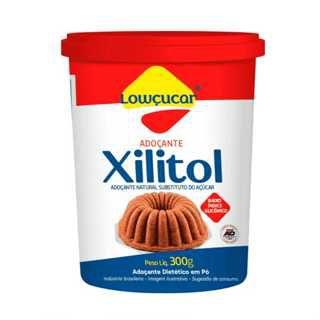 Imagem de Adoçante Natural Xilitol Lowçucar Pote De 300g Substituto Do Açucar Para Doces e Bebidas