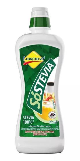 Imagem de Adoçante Só Stévia 65ml Lowçucar - Natural e Sem Açúcar