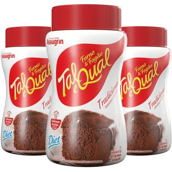 Adoçante TAL & QUAL Forno e Fogão 120G (3 potes) - Adoçante - Magazine ...