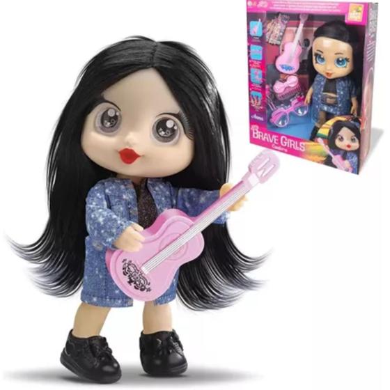 Imagem de Adorável Boneca Cantora Rockeira Para Criança Presente De Aniversário Com Garantia