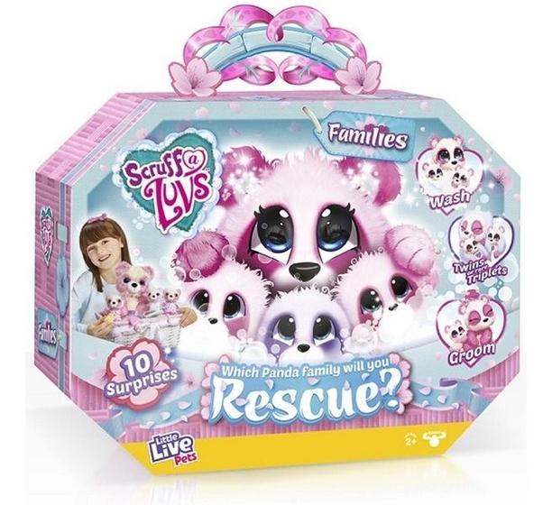 Imagem de Adotados Scruff A Luvs Live Pets Familia Panda Fun F0087-7