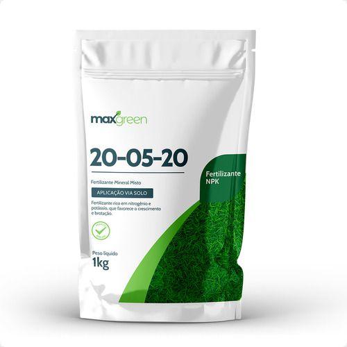 Imagem de Adubo 20-05-20 Fertilizante Mineral Misto - 1kg Maxgreen