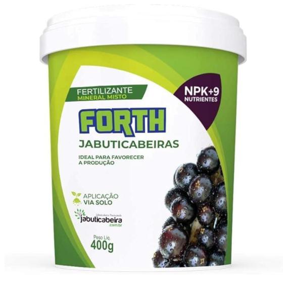 Imagem de Adubo Fertilizante Forth Jabuticabeira Npk+9 Nutrientes 400g