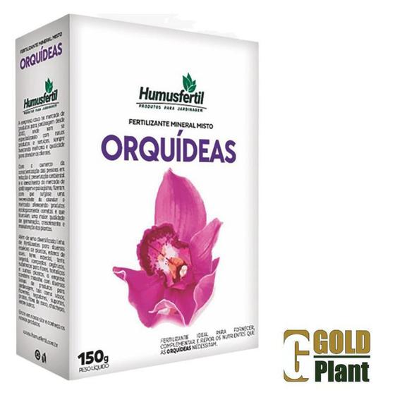 Imagem de Adubo fertilizante orquideas mineral misto 150 g - HUMUSFERTIL