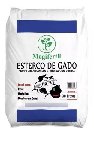 Imagem de Adubo Orgânico Esterco De Gado Boi Curral 17 Kg 30litros